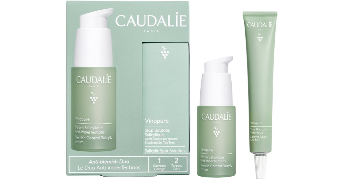 Caudalie Vinopure Duo Gift Set Against Skin Imperfections 2 pcs