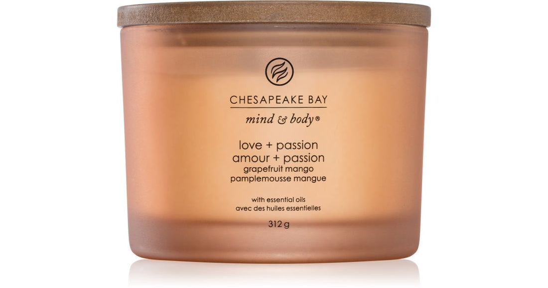 Chesapeake Bay Candle Mind &amp; Body Love &amp; Passion 312 g candle