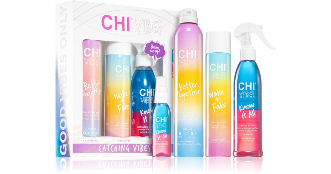 CHI Vibes Catching Vibes Gift Set Kit (For Perfect Hair)