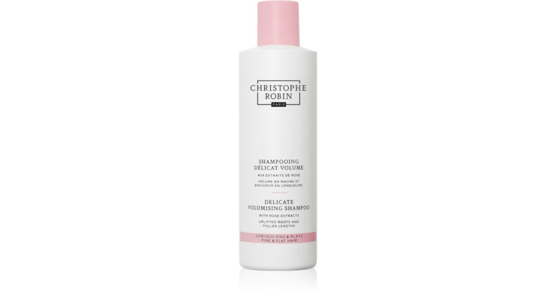 Christophe Robin Delicate Volumizing Shampoo with Rose Extracts for delicate hair 250 ml