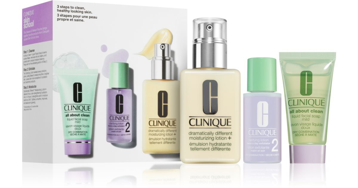 Clinique 3-Step Skin Care Kit Gift Set 3pcs