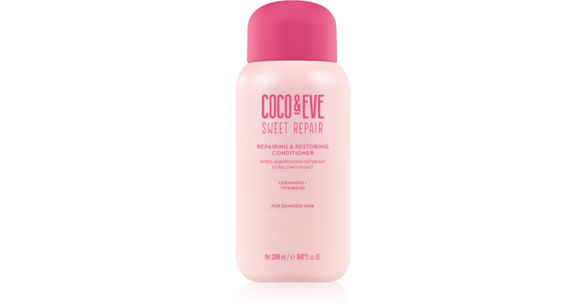 Coco &amp; Eve Sweet Repairing &amp; Restoring intense regenerating conditioner for damaged and colored hair 280 ml