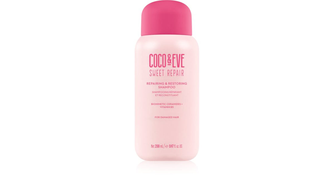 Coco &amp; Eve Sweet Repairing &amp; Restoring Intense regenerating shampoo for damaged and colored hair 280 ml