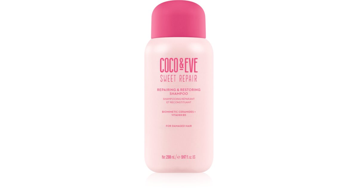 Coco &amp; Eve Sweet Repairing &amp; Restoring Intense regenerating shampoo for damaged and colored hair 280 ml