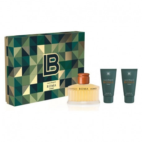 Laura Biagiotti Roma Uomo Edt 75 Ml + 2 Shower Gels 50 Ml Gift Set