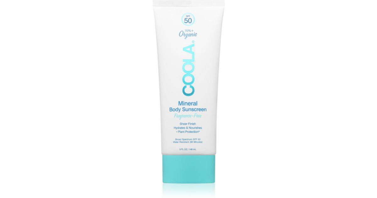 Coola Fragrance Free Body Tanning Cream SPF 50 148ml