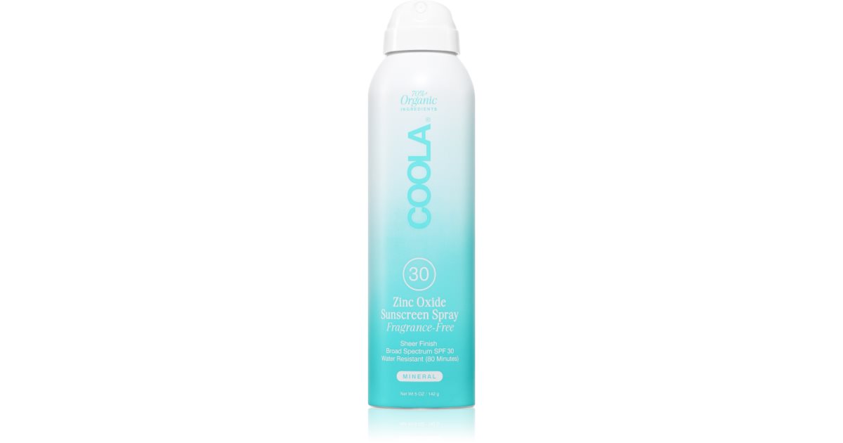 Coola Fragrance Free Spray Tanning SPF 30 142ml