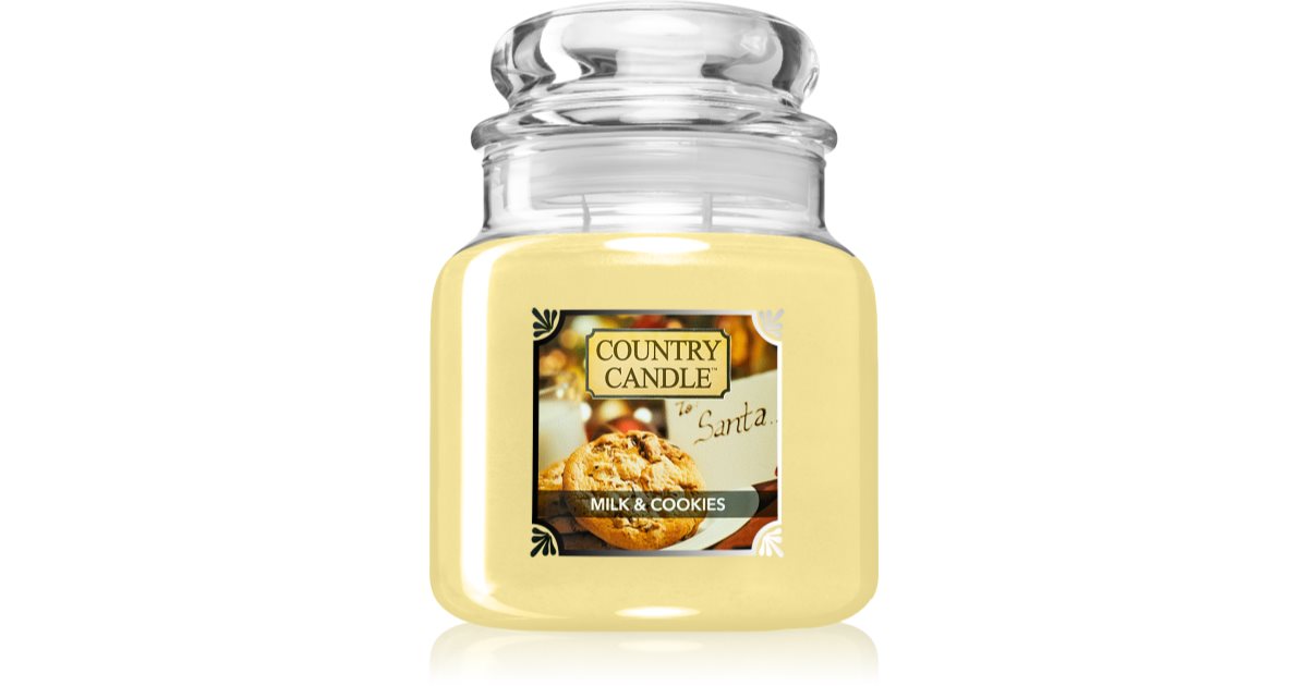 Country Candle Milk &amp; Cookies scented candle 737 g