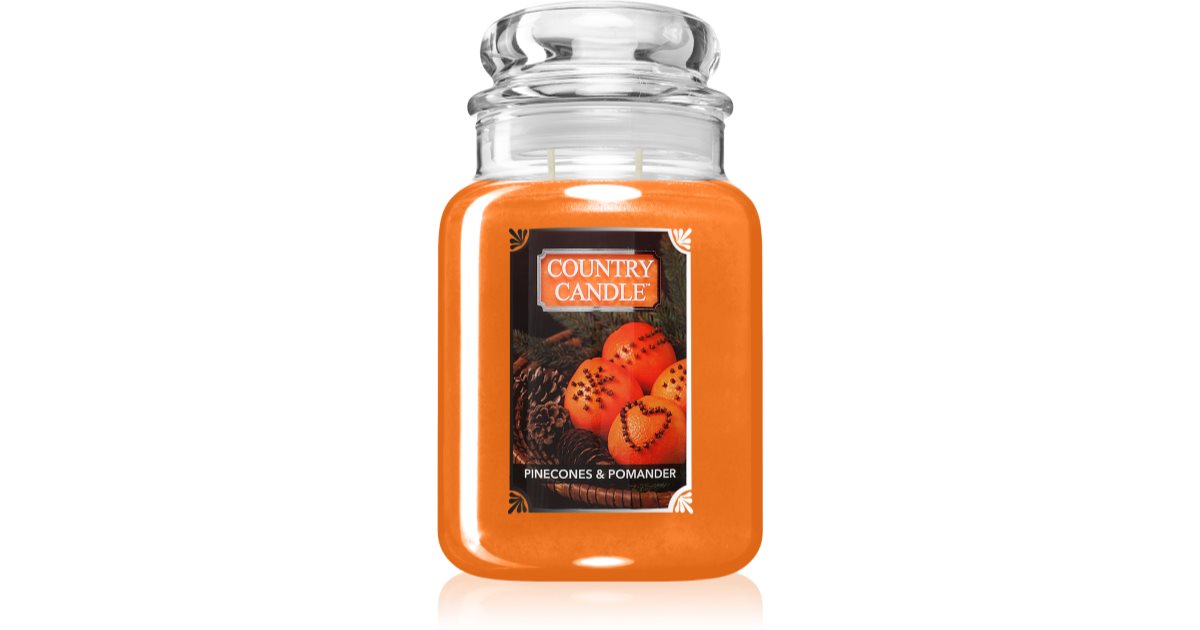 Country Candle Pinecone &amp; Pomander scented candle 737 g