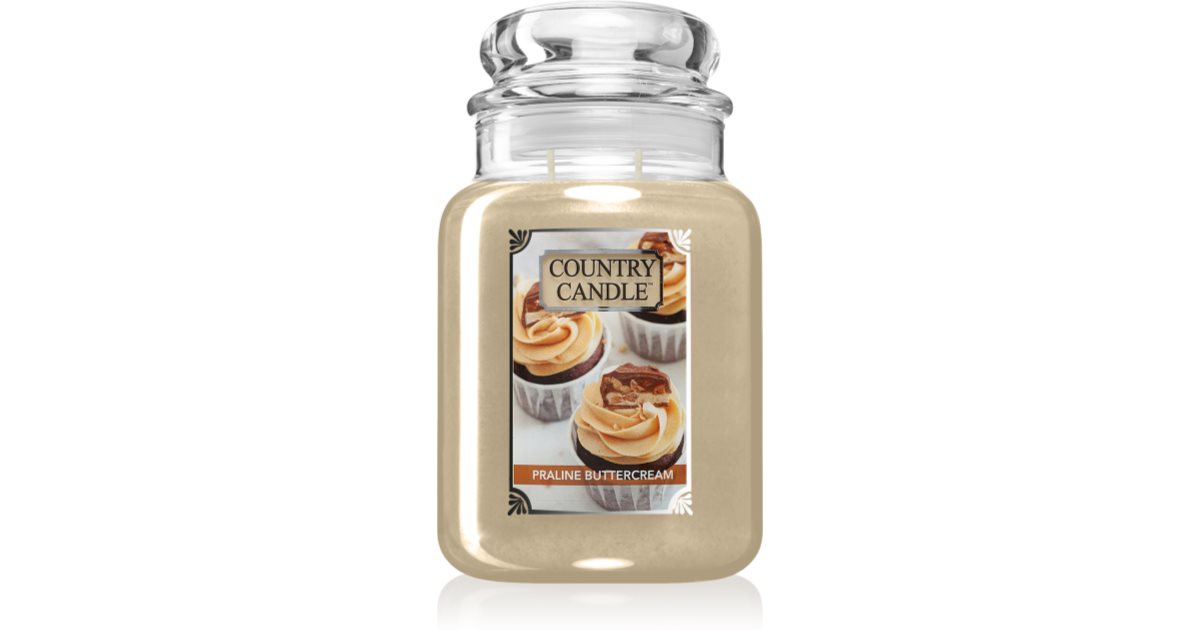 Country Candle Praline Buttercream scented candle 737g