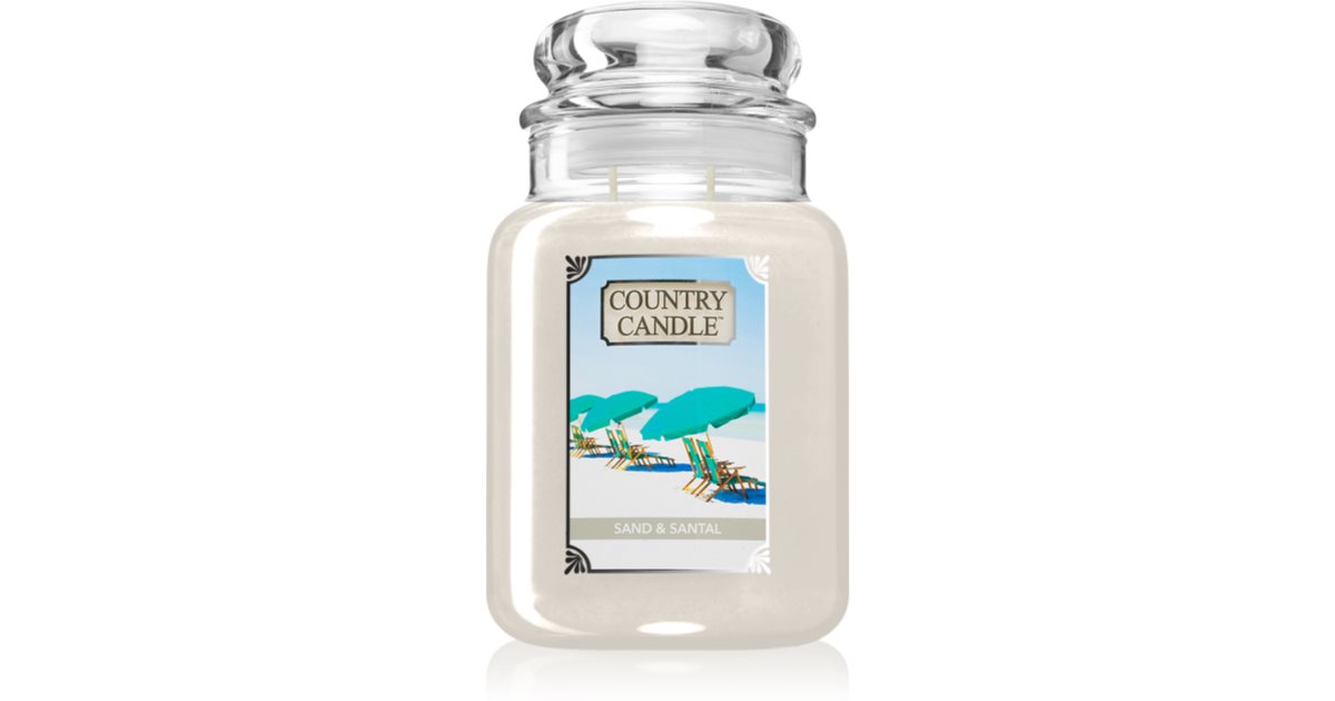 Country Candle Sand &amp; Santal scented candle 737g