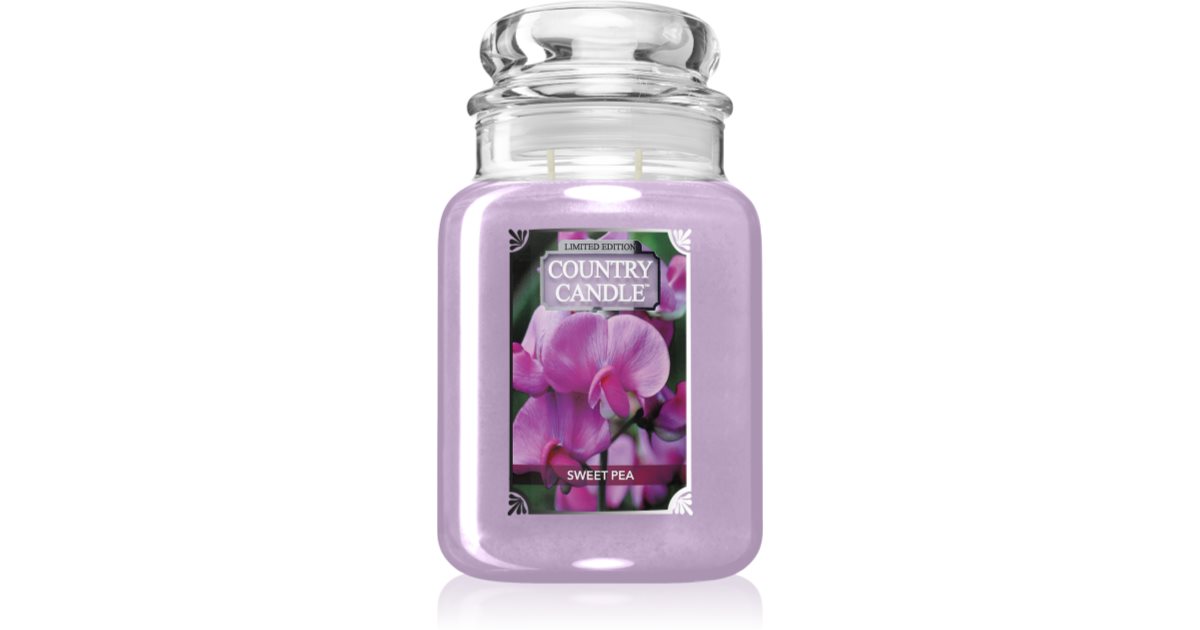 Country Candle Sweet Pea Scented Candle 737g