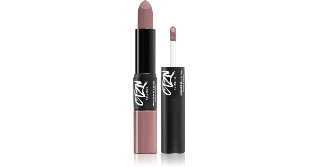 CTZN Nudiversal Duo Lipstick and Long-Lasting Lip Gloss Color Los Angeles