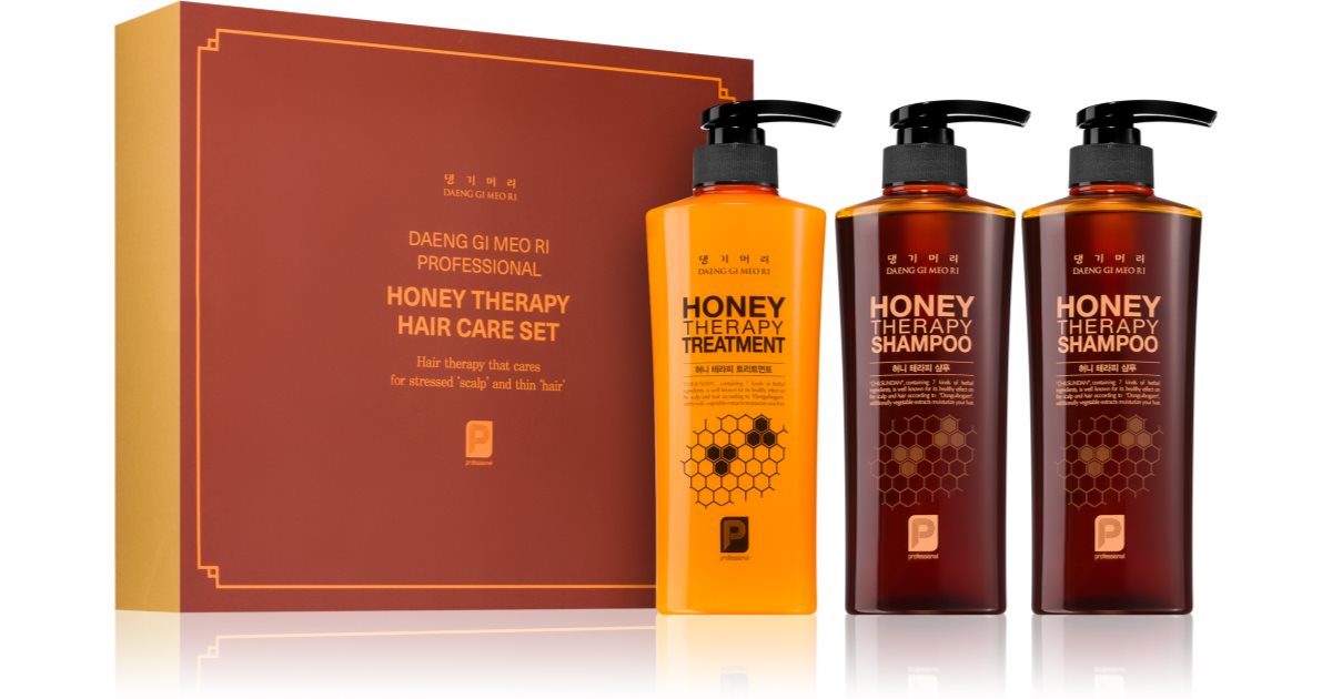 DAENG GI Meo RI Honey Therapy Professional hair care set 3x400ml