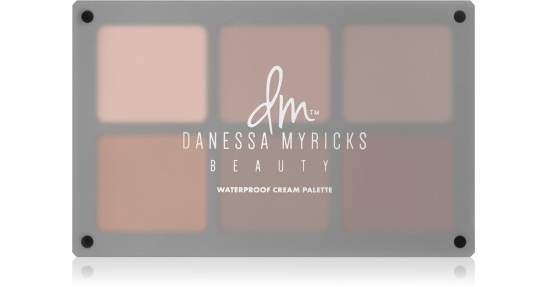 Danessa Myricks Beauty Waterproof Crema Palette Multifunction Water Resistant Color Essentials 6x3 g