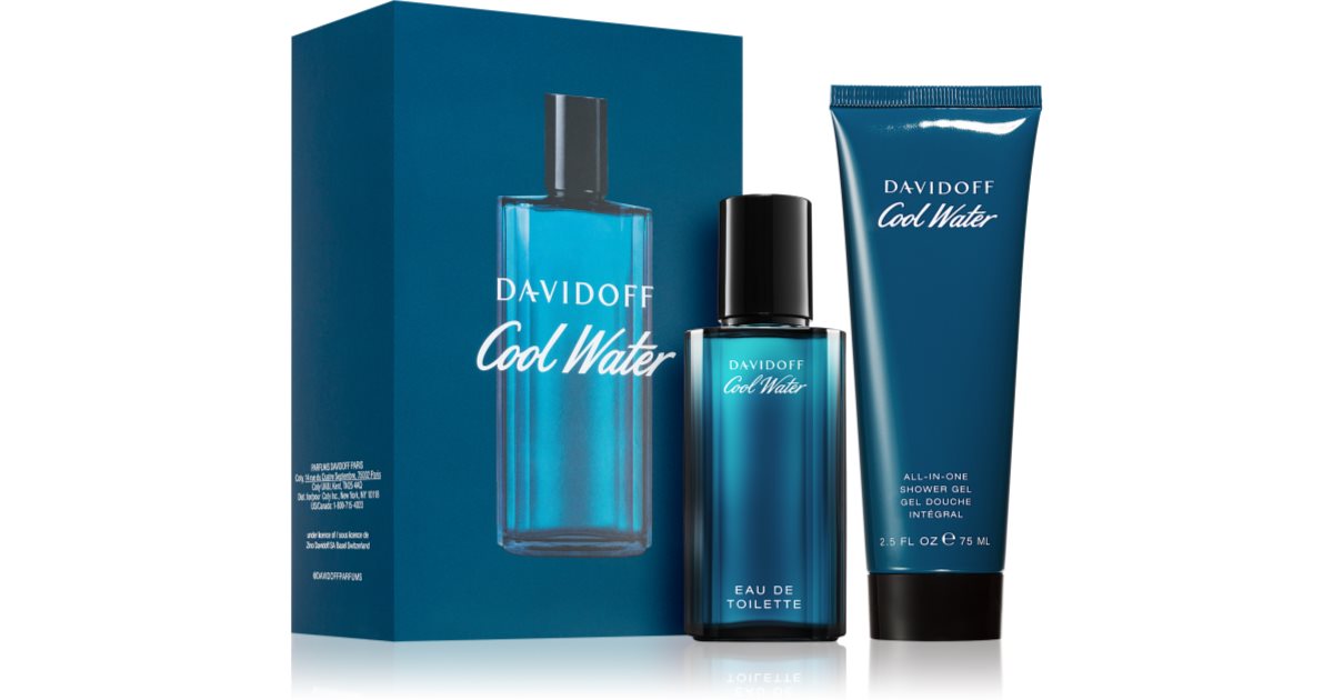 Davidoff Cool Water Gift Set Eau de Toilette for Men 40ml