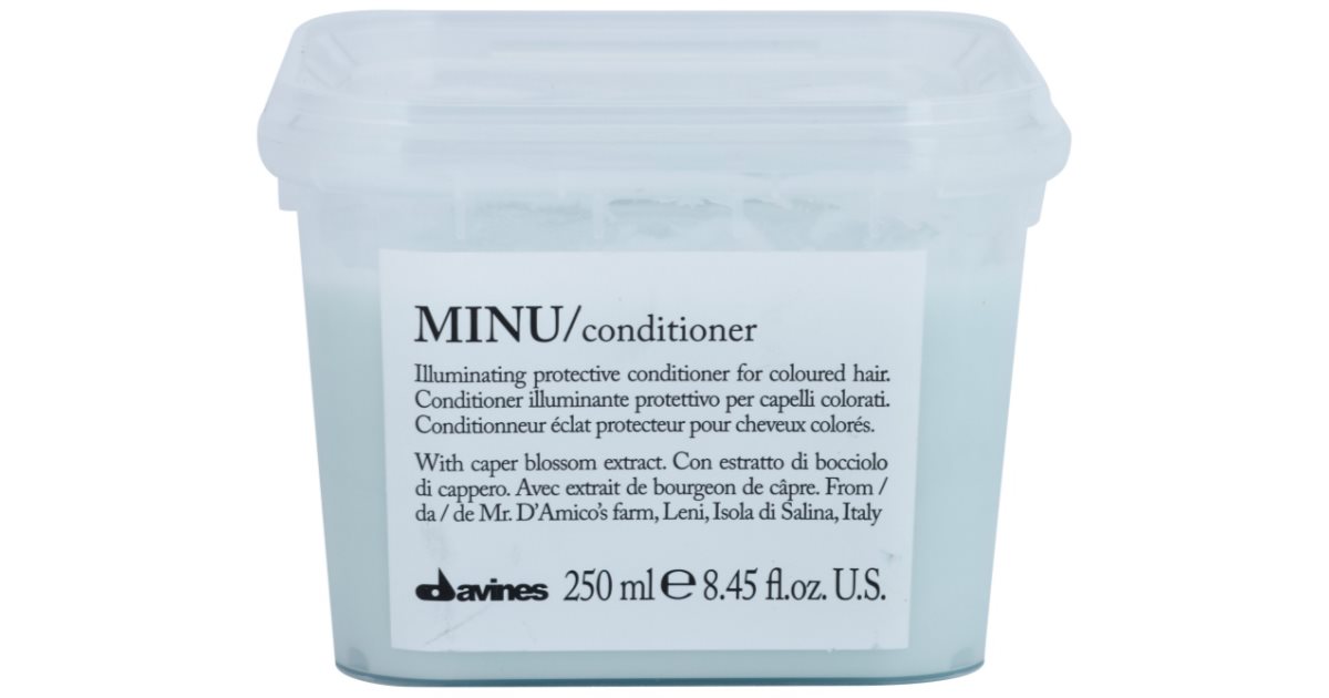 Davines Minu Caper Blossom protective conditioner for colored hair 250 ml