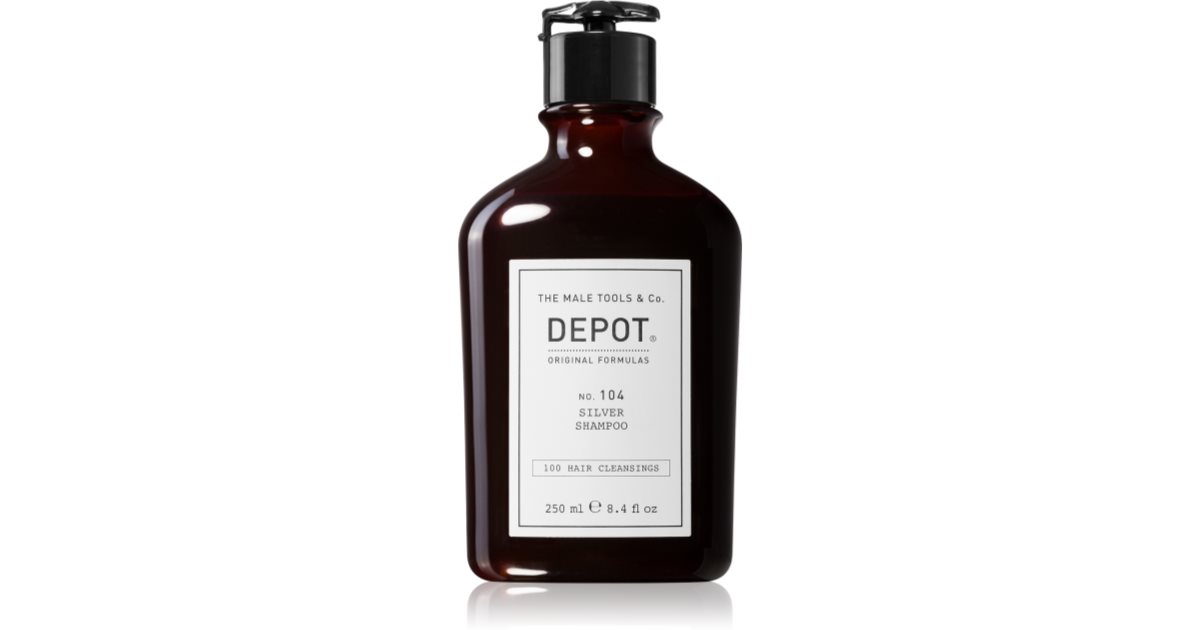 Depot No. 104 Silver Shampoo color protection 1000 ml