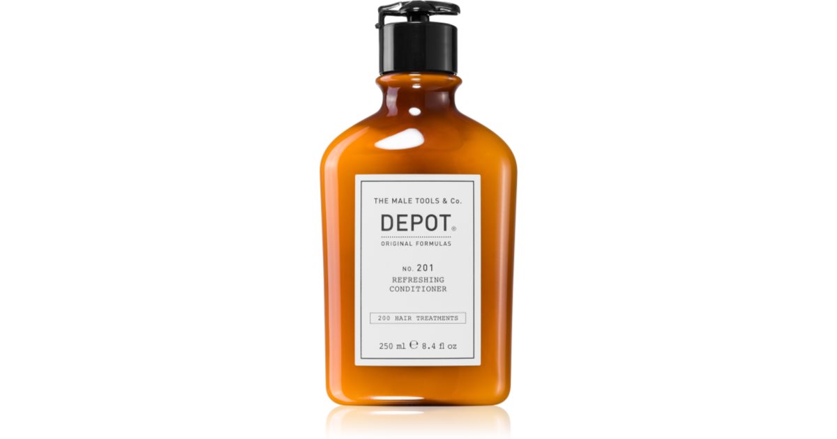 Depot No. 201 Refreshing Moisturizing Conditioner for Shiny and Soft Hair 1000ml