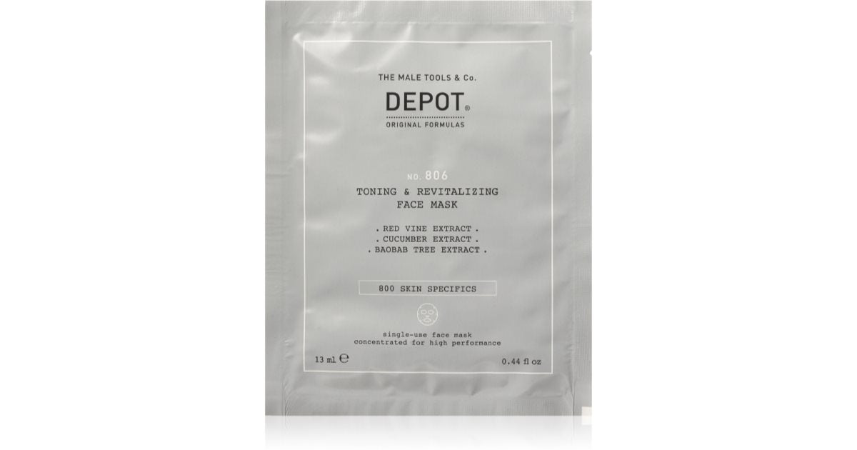 Depot No. 806 Maschera Toning &amp; Revitalizing Facial 13 ml