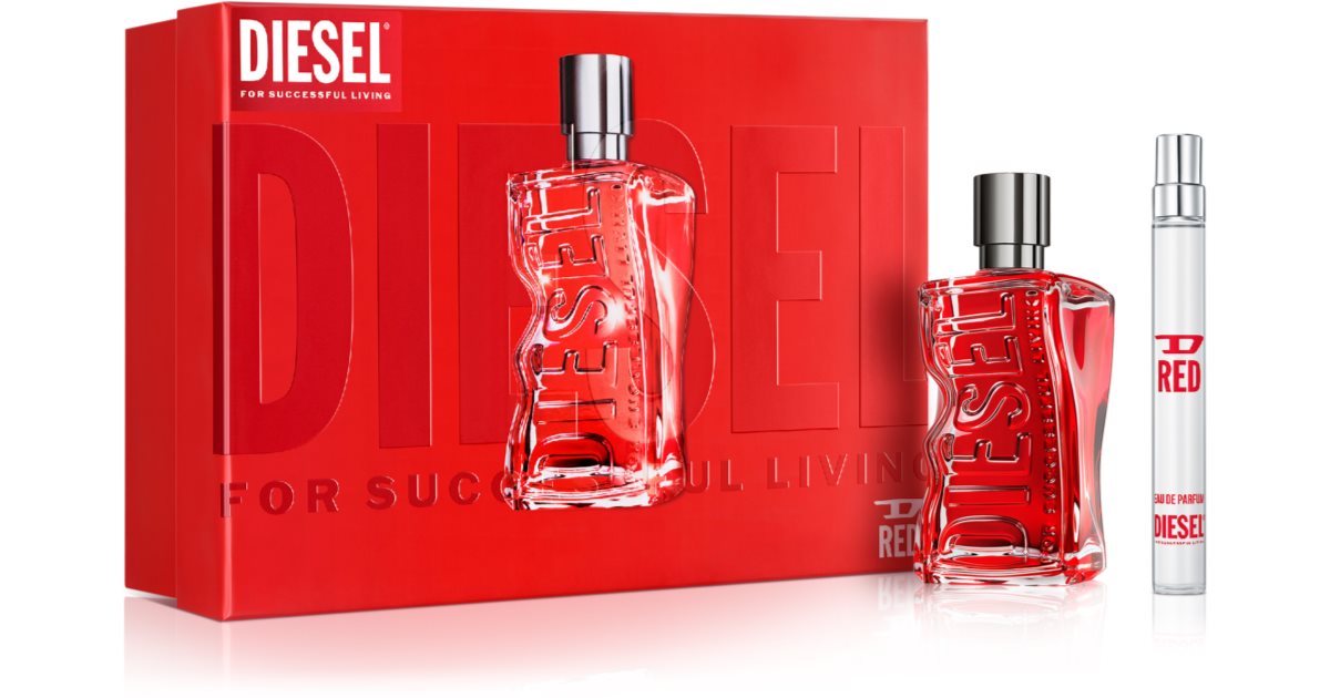 Diesel D RED Gift Set Eau de parfum Men 50ml + 10ml