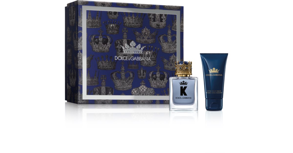 Dolce&amp;Gabbana K by Dolce &amp; Gabbana Gift Set for Men K Eau de Toilette 50 ml + K Post-shave balm 50 ml