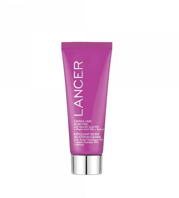 LANCER CAVIAR LIME ACID PEEL illuminating and hydrating cream scrub 15 ml