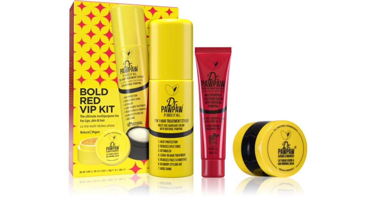 Dr. Pawpaw Bold Red VIP Kit Gift Box 3 pcs