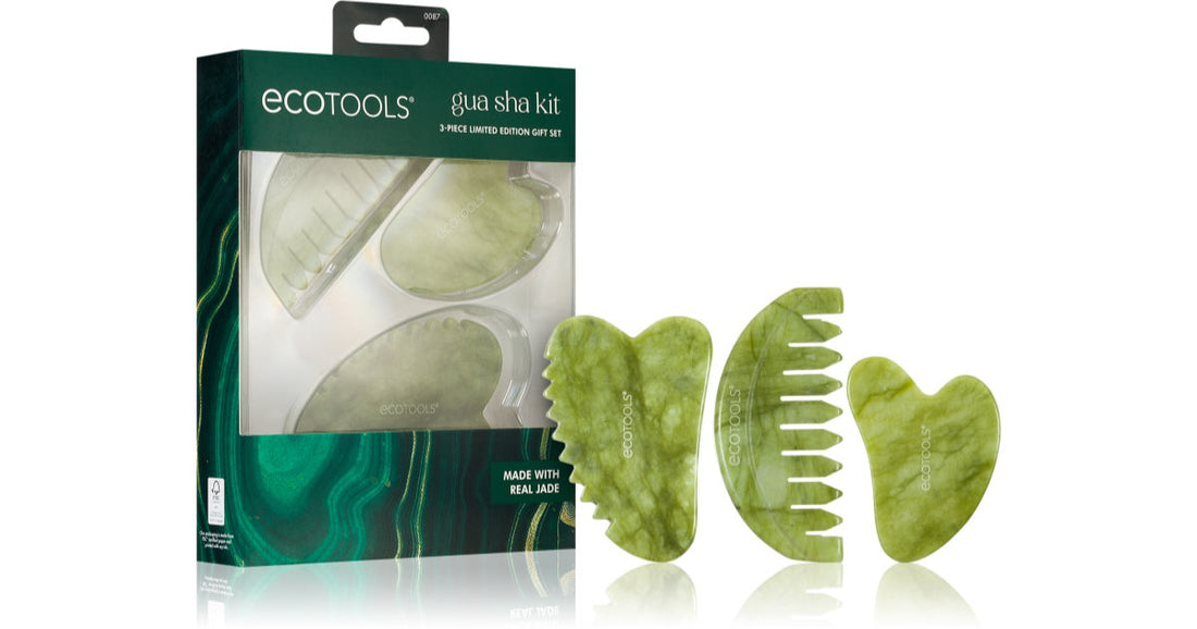 EcoTools Gua Sha Gift Set Kit (For Face, Body &amp; Hair) 3pcs