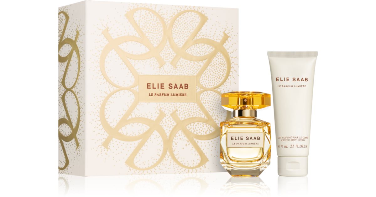 Elie Saab Le Parfum Lumière eau de parfum for women 75 ml + body milk 75 ml