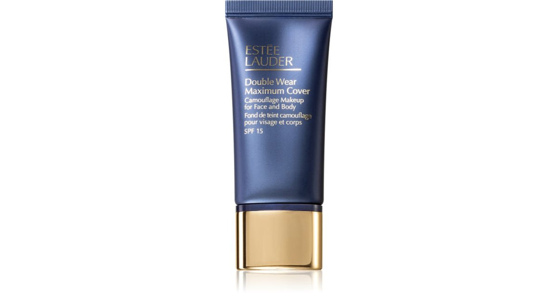 Estée Lauder Double Wear Maximum Cover Camouflage Makeup PF 15 full coverage foundation for face and body color 2C5 Creamy Tan SPF 15 30 ml