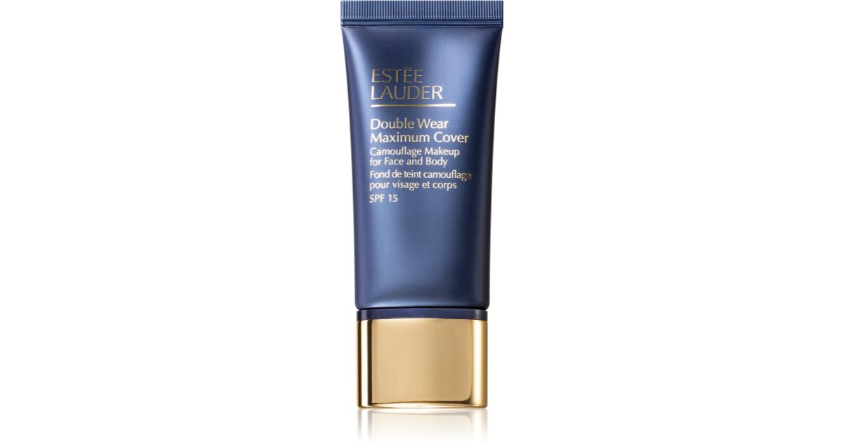 Estée Lauder Double Wear Maximum Cover Camouflage Makeup SPF 15 full coverage foundation for face and body color 3C4 Medium/Deep SPF 15 30 ml