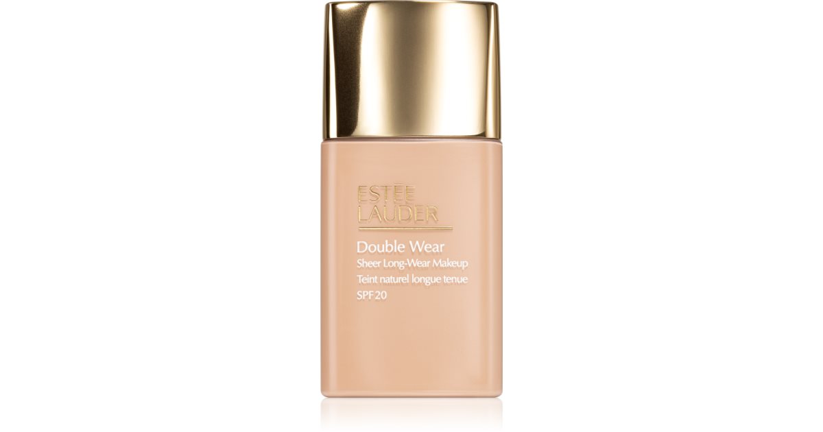 Estée Lauder Double Wear Sheer Long-Wear Makeup SPF 20 lightweight mattifying foundation SPF 20 color 1W1 Bone 30 ml