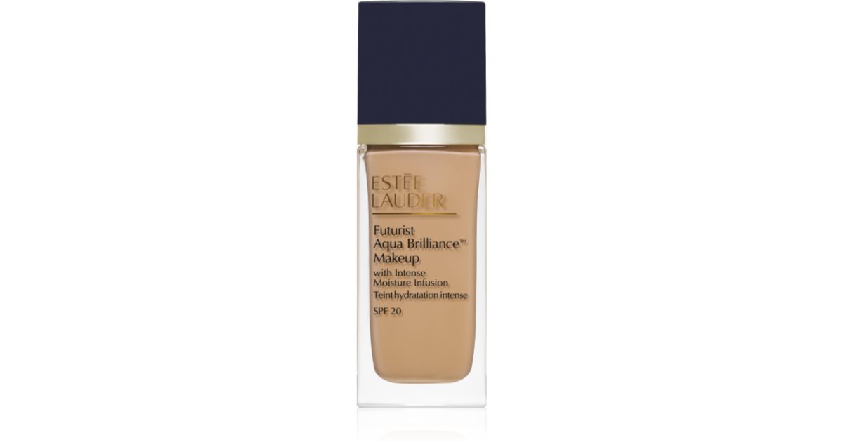 Estée Lauder Futurist Aqua Brilliance™ Makeup SPF 20 Hydrating Foundation Color 4C0 Cool Cashmere 30 ml