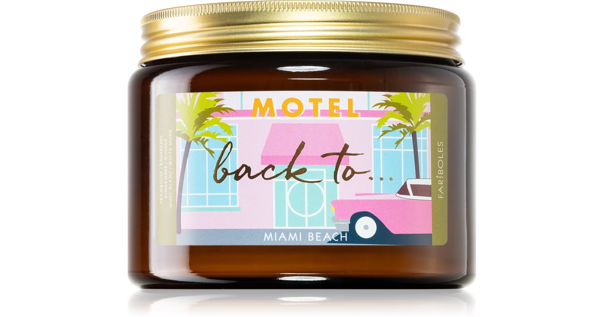 FARIBOLES Back to Miami Beach 400g candle