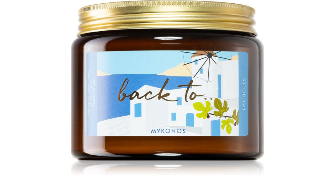 FARIBOLES Back to Mykonos 400g candle