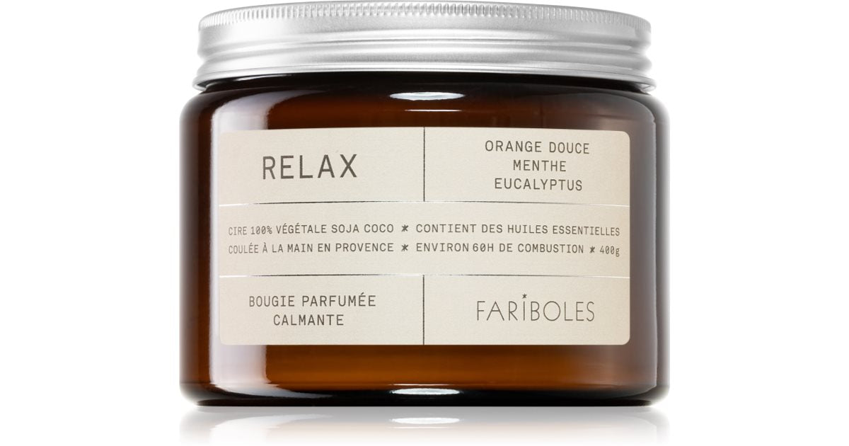 FARIBOLES Green Relax 400 g candle