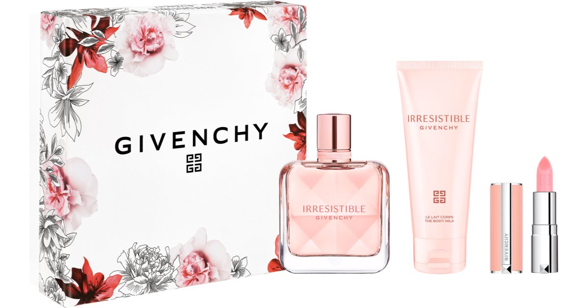 GIVENCHY Irresistible EDP 50ML+B.LOTION 75 ML+ MINI LE ROUGE