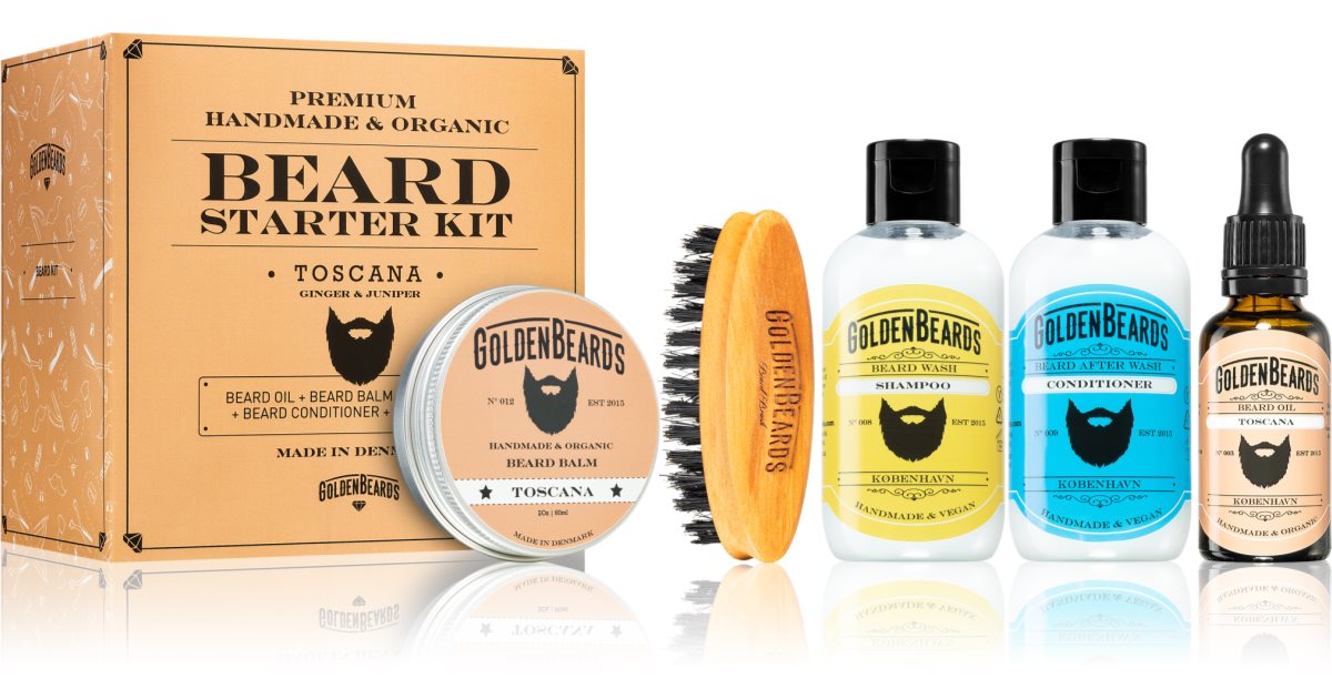 Golden Beards Starter Beard Kit Tuscany Gift Pack (For Beard)