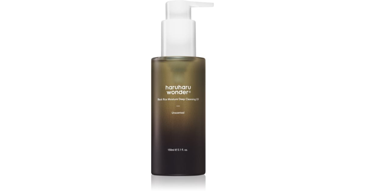 Haruharu Wonder Black Rice Moisture 150 ml cleansing-makeup-removing-oil for-sensitive-and-intolerant-skin