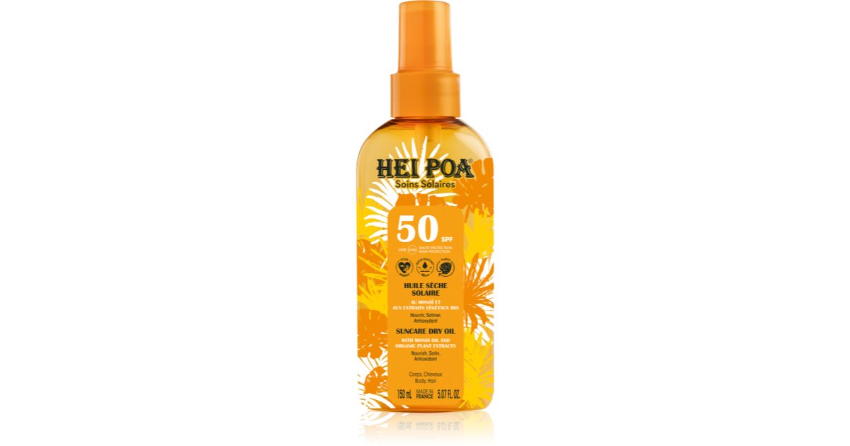 Hei Poa Tahiti Monoi Oil Tahiti Monoi Oil 150 ml dry-tanning-oil-spf-50