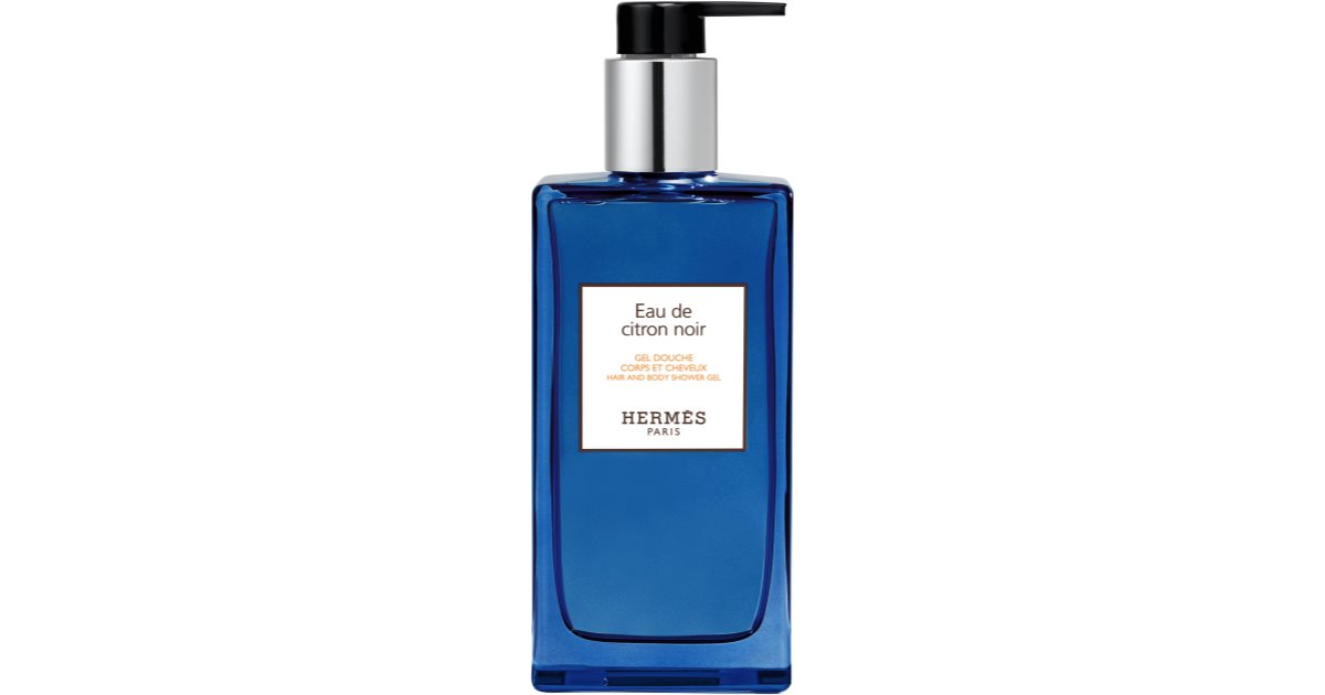 HERMÈS Le Bain Eau de citron noir shower gel for body and hair unisex 200 ml