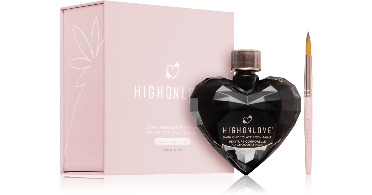 High on Love DARK CHOCOLATE BODY PAINT 100 ml