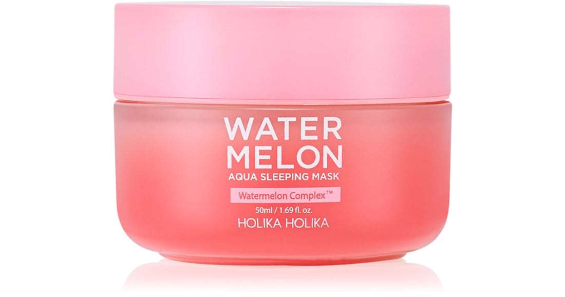 Holika Holika Watermelon maschera Intense regenerating night for dry and dehydrated skin 50 ml