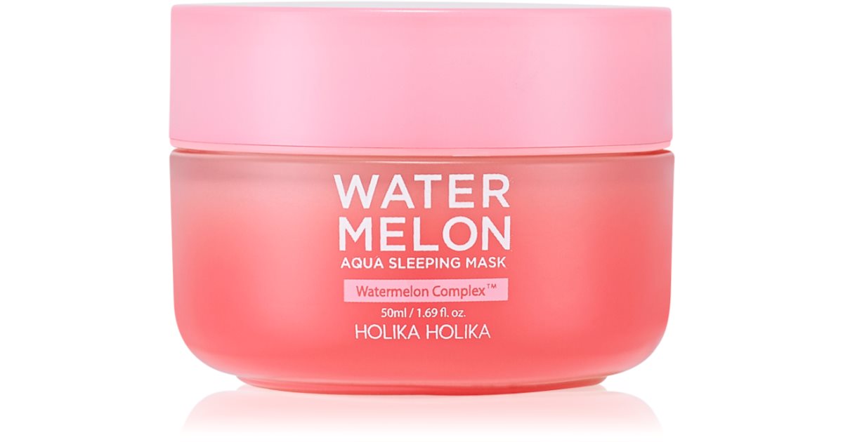 Holika Holika Watermelon maschera Intense regenerating night for dry and dehydrated skin 50 ml