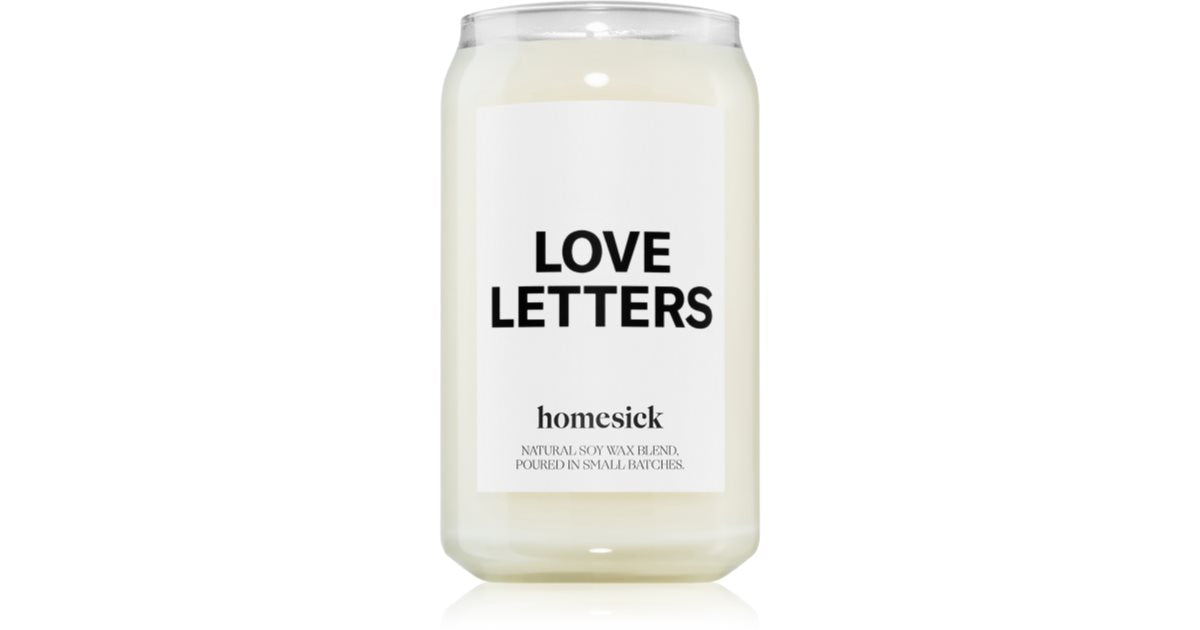 homesick love letters 390 g scented candle