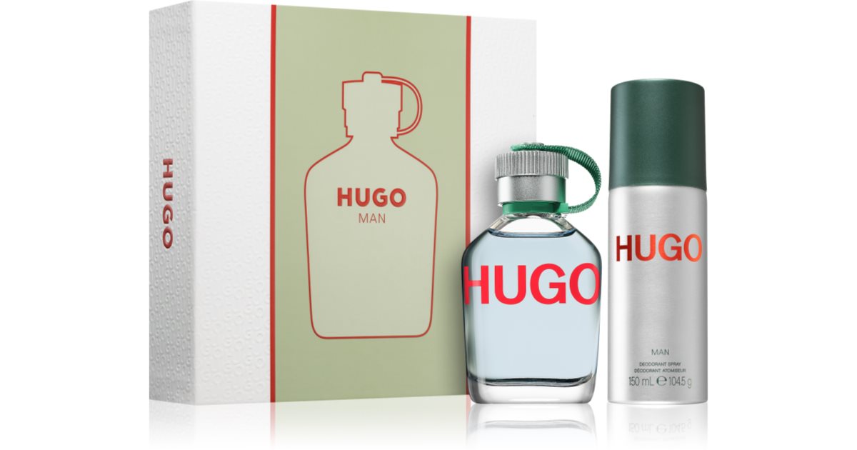 Hugo Boss HUGO Gift Set for Men Eau de Toilette 75 ml + Deodorant Spray 150 ml