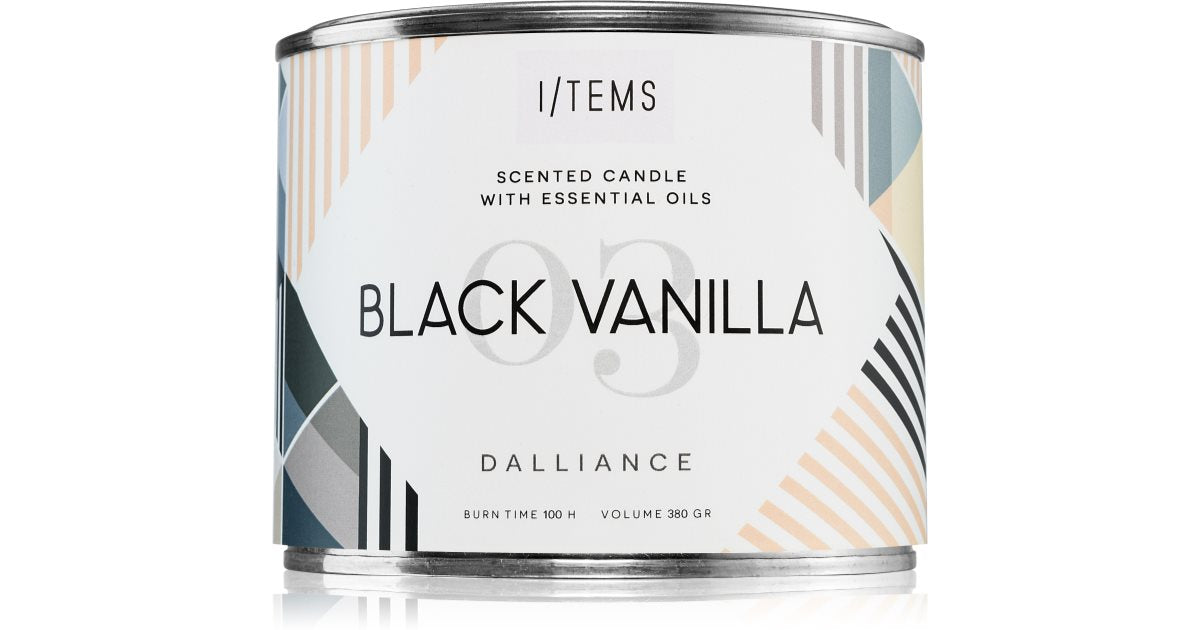 I/TEMS Essential Outdoor Black Vanilla 380 g scented candle