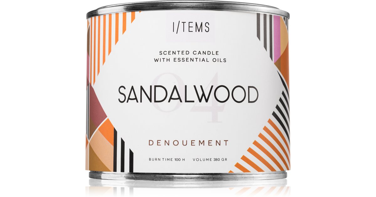 I/TEMS Essential Sandalwood for Outdoors 380 g scented candle