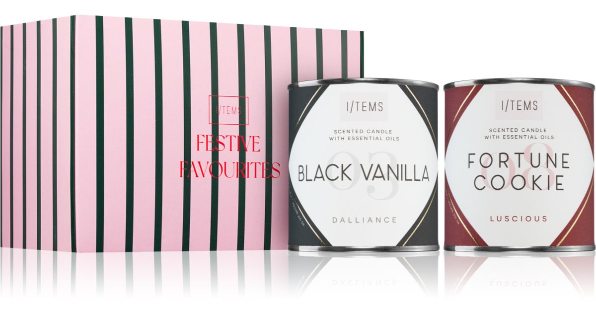 I/TEMS Festive Favorites 2x200 g candle gift box